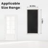 Adhesive Blackout Curtains- Self Stick Shades Window Blinds Curtains No Rod Needed Easy to Hang Curtains, Use for Bedroom, Living Room, Dining...