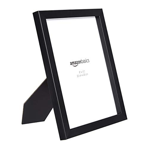 Amazon Basics Rectangular Photo Picture Frame, 8 x 10 in, Pack of 2, 11.22 x 9.21 inches, Black Amazon Basics Rectangular Photo Picture Frame, 8 x 10 in, Pack of 2, 11.22 x 9.21 inches, Black
