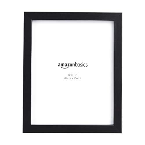 Amazon Basics Rectangular Photo Picture Frame, 8" x 10", Pack of 5, 11.22 x 9.21 inches, Black Amazon Basics Rectangular Photo Picture Frame, 8" x 10", Pack of 5, 11.22 x 9.21 inches, Black