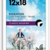 Americanflat 12x18 Poster Frame with Shatter-Resistant Glass - Signature Collection - Gallery-Style Frames Made of Engineered Wood - Photo Frame...