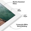 Americanflat 12x18 Poster Frame with Shatter-Resistant Glass - Signature Collection - Gallery-Style Frames Made of Engineered Wood - Photo Frame...
