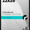 Americanflat 22x28 Poster Frame with Polished Plexiglass - Streamline Collection - Thin Border Picture Frame for Wall Display - Hanging Hardware...
