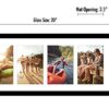 Americanflat 4x6 Collage Picture Frame with Shatter-Resistant Glass - Fits Four 4x6 Photos or Use as One 8x20 Picture Frame - Signature Collection...