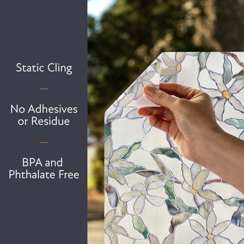 Artscape Jasmine | Privacy Window Film with Vibrant Colored Pattern | Non-Adhesive & UV Protection | Easy to Apply & Removable | 24 x 36 Inches |... Artscape Jasmine | Privacy Window Film with Vibrant Colored Pattern | Non-Adhesive & UV Protection | Easy to Apply & Removable | 24 x 36 Inches |...