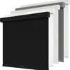 Cordless Blackout Roller Shades Blinds for Windows Free-Stop,Pull Down Room Darkening with Valance,Thermal Insulated Woven Fabric Window Door...