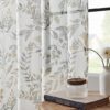 Floral Curtains for Living Room 84 Inch Length Sheer Curtains for Bedroom Light Filtering Semi Sheer Curtains Transparent Window Treatment Drapes...
