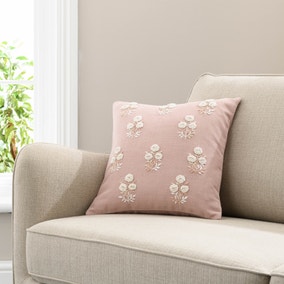 French Knot Floral Cushion Cover French Knot Floral Cushion Cover