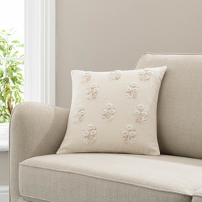 French Knot Floral Cushion Cover French Knot Floral Cushion Cover