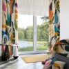Jungle Curtains 100% Blackout 2 Panels Set Colorful Tropical Leaf Black Out Curtain Abstract Boho Leaves Thermal Insulated Window Treatments Decor...