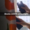 Jungle Curtains 100% Blackout 2 Panels Set Colorful Tropical Leaf Black Out Curtain Abstract Boho Leaves Thermal Insulated Window Treatments Decor...