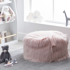 Kids Skylar Mongolian Faux Fur Bean Bag Kids Skylar Mongolian Faux Fur Bean Bag