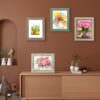 LUCKYLIFE 8x10 Picture Frame Set of 4, Rustic Farmhouse Picture Frames for Table or Wall Hanging