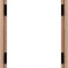 MCS Canvas Float Frames 16x20 Frame, Walnut Woodgrain for Finished Canvases, Vertical & Horizontal Wall Hanging Large with Adhesive for Canvas...