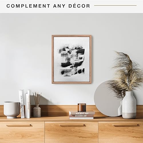 MCS Canvas Float Frames 16x20 Frame, Walnut Woodgrain for Finished Canvases, Vertical & Horizontal Wall Hanging Large with Adhesive for Canvas... MCS Canvas Float Frames 16x20 Frame, Walnut Woodgrain for Finished Canvases, Vertical & Horizontal Wall Hanging Large with Adhesive for Canvas...