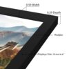 Picrit 11x17 Picture Frame, Photo Frame for Wall Mounting Display, Black