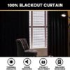 PrinceDeco Primitive Textured Linen 100% Blackout Curtains for Bedroom/Living Room Energy Saving Window Treatment Curtain Drapes, Burlap Fabric...