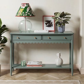 Remi Scalloped Console Table