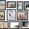 TWING 10 Pack Picture Frames Collage Wall Decor, Gallery Wall Frame Set for Wall Display, Multi Sizes with 2pcs 8x10, 4pcs 5x7 and 4pcs 4x6 Photo...