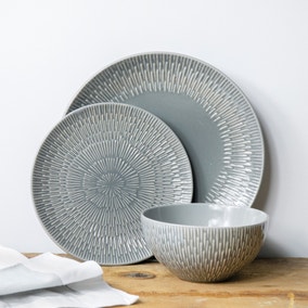 Zen Reactive Glaze 12 Piece Dinner Set Zen Reactive Glaze 12 Piece Dinner Set